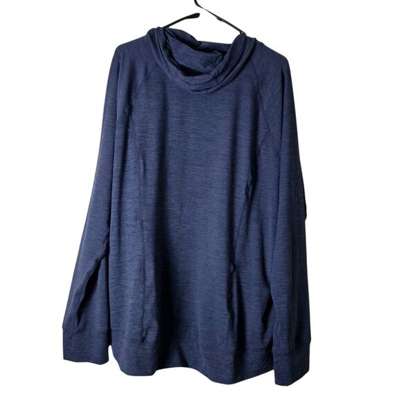 Torrid Happy Camper Full Zip Hoodie Sweatshirt Plus Size 3X Blue Super Soft - Picture 4 of 4